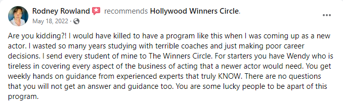 Rodney Rowland recommends Hollywood Winners Circle
