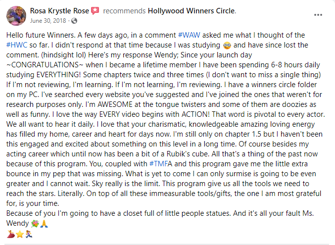 Rosa Krystle Rose recommends Hollywood Winners Circle