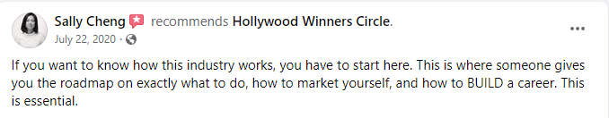 Sally Cheng recommends Hollywood Winners Circle