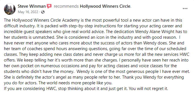 Steve Winman recommends Hollywood Winners Circle