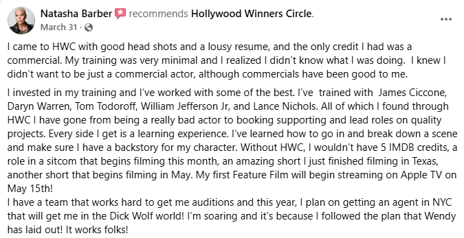 Natasha Barber recommends Hollywood Winners Circle