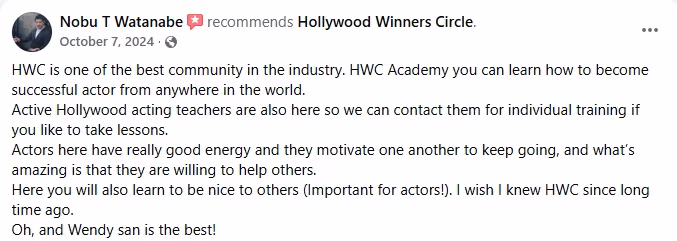 Nobu T Watanabe recommends Hollywood Winners Circle